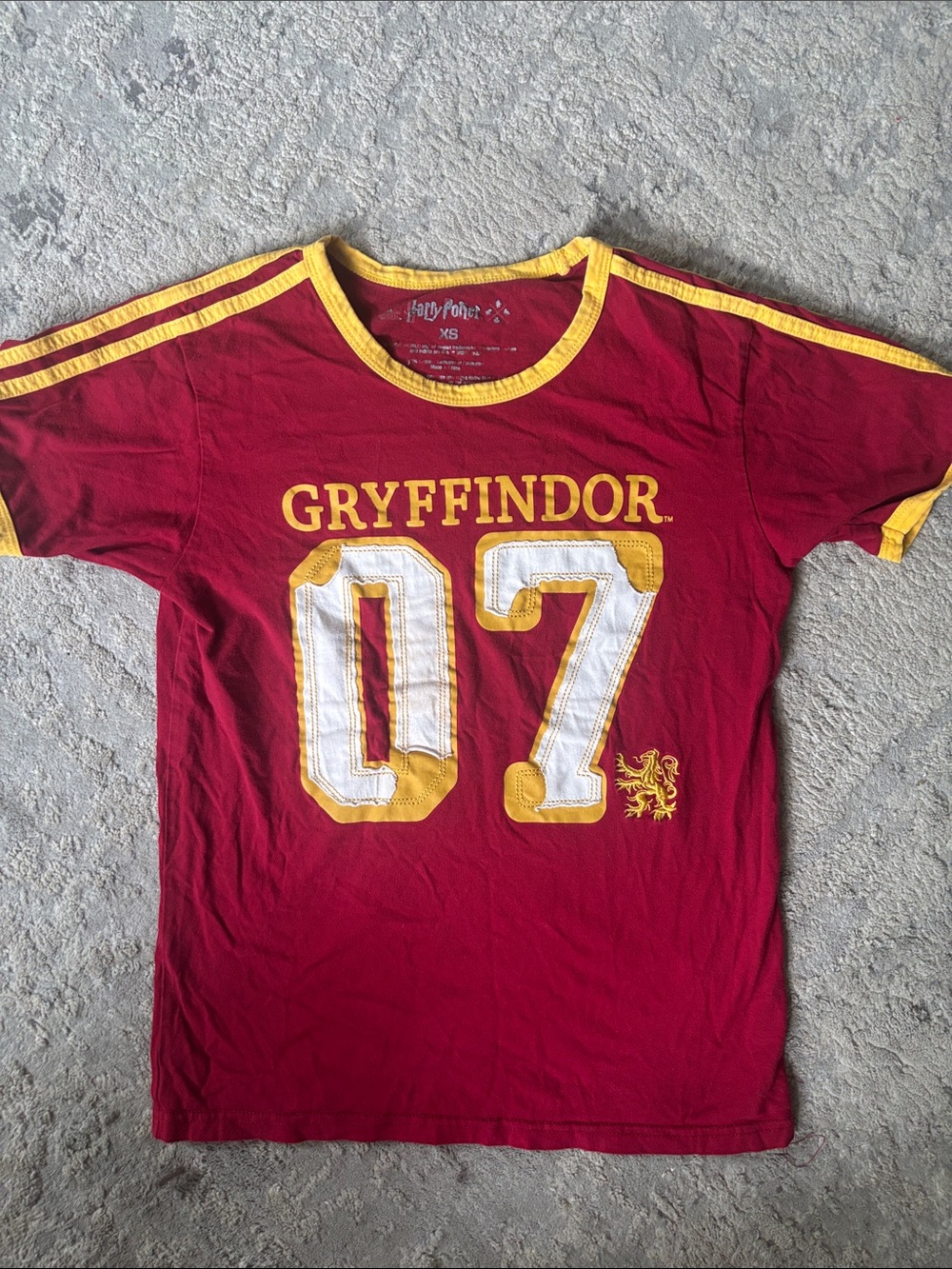 Harry POTTER Warner Bros. Gryffindor Red & Gold Short